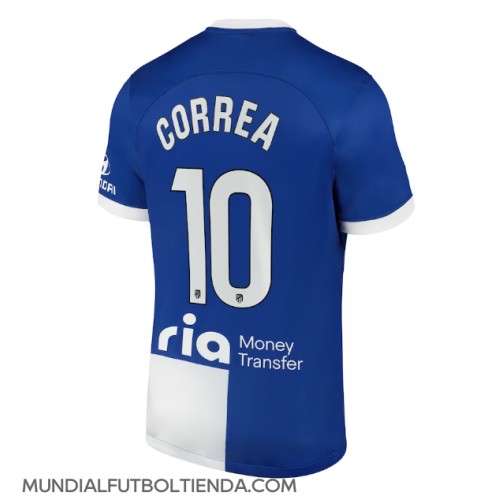 Camiseta Atletico Madrid Angel Correa #10 Segunda Equipación Replica 2023-24 mangas cortas